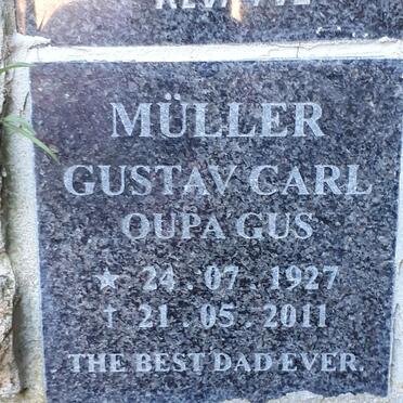 MULLER Gustav Carl 1927-2011