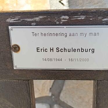 SCHULENBURG Eric H. 1944-2000