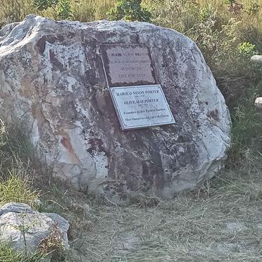 PORTER Harold Nixon 1883-1958 &amp; Olive May 1886-1984