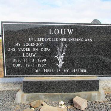 LOUW Louw 1899-1987