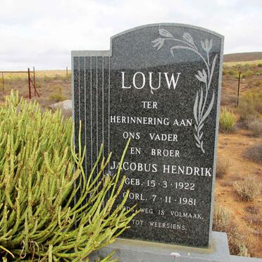 LOUW Jacobus Hendrik 1922-1981