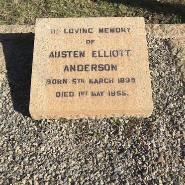 ANDERSON Austen Elliott 1889-1955