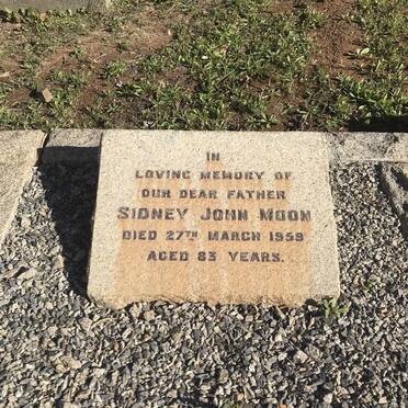 MOON Sidney John -1959