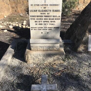 RIGG Lilian Elizabeth Isabel -1949