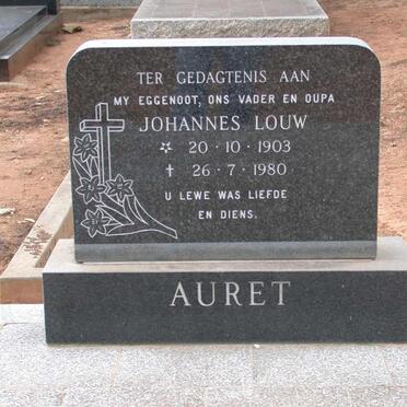 AURET Johannes Louw 1903-1980
