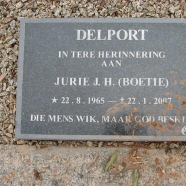 DELPORT Jurie J.H. 1965-2007