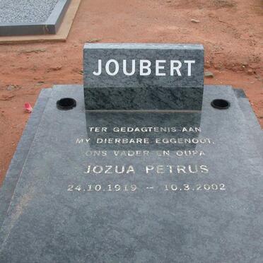 JOUBERT Jozua Petrus 1919-2002