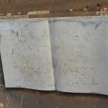 JOUBERT Anna E.J. 1935-1949