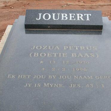JOUBERT Jozua Petrus 1930-1996