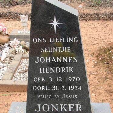 JONKER Johannes Hendrik 1970-1974