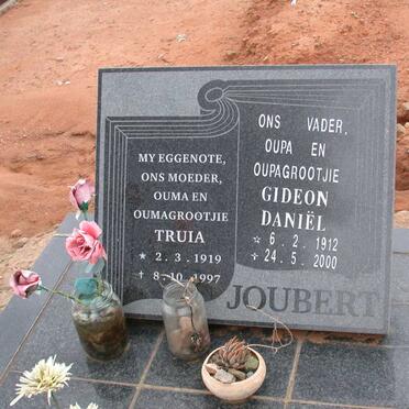 JOUBERT Gideon Daniël 1912-2000 &amp; Truia 1919-1997