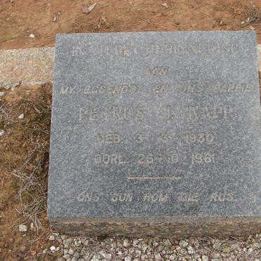 KAPP Petrus J. 1930-1961