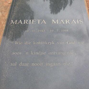 MARAIS Marieta 1943-1998
