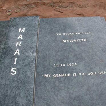 MARAIS Magrieta 1924-
