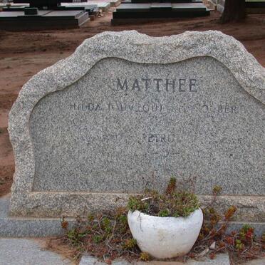 MATTHEE Hilda ? Petro