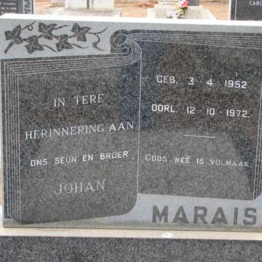 MARAIS Johan 1952-1972
