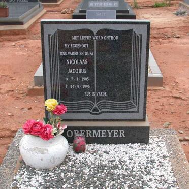 OBERMEYER Nicolaas Jacobus 1905-1996