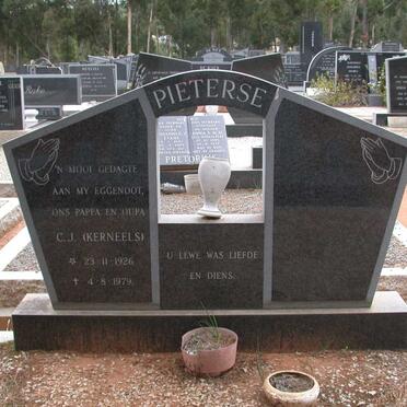 PIETERSE C.J. 1926-1979