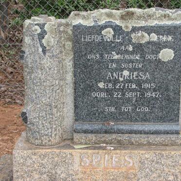 SPIES Andriesa 1915-1947