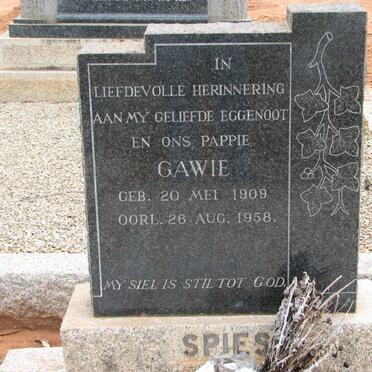 SPIES Gawie 1909-1958