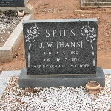 SPIES J.W. 1896-1977