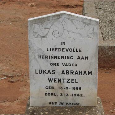WENTZEL Lukas Abraham 1886-1942