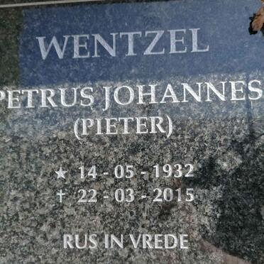 WENTZEL Petrus Johannes 1932-2015