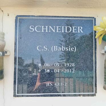 SCHNEIDER C.S. 1928-2012