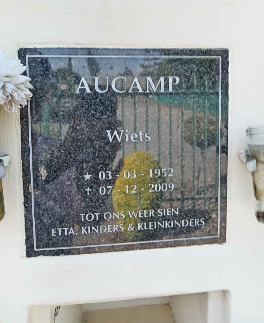 AUCAMP Wiets 1952-2009