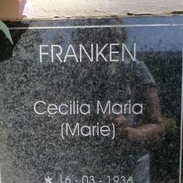 FRANKEN Cecilia Maria 1936-2009