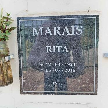 MARAIS Rita 1923-2016