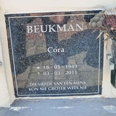 BEUKMAN Cora 1949-2011