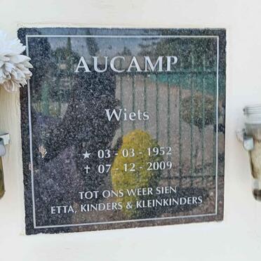 AUCAMP Wiets 1952-2009
