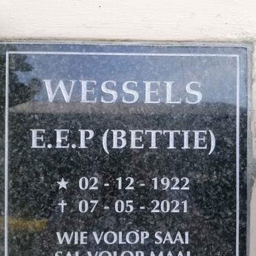 WESSELS E.E.P. 1922-2021
