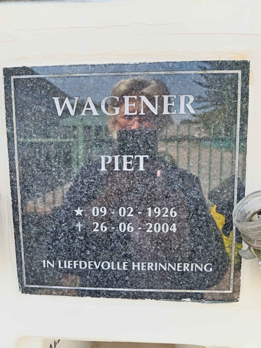 WAGENER Piet 1926-2004