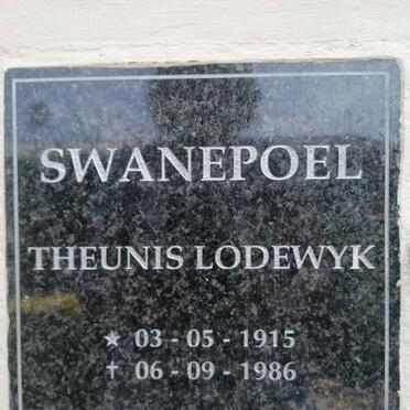 SWANEPOEL Theunis Lodewyk 1915-1986
