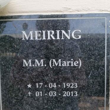 MEIRING M.M 1923-2013