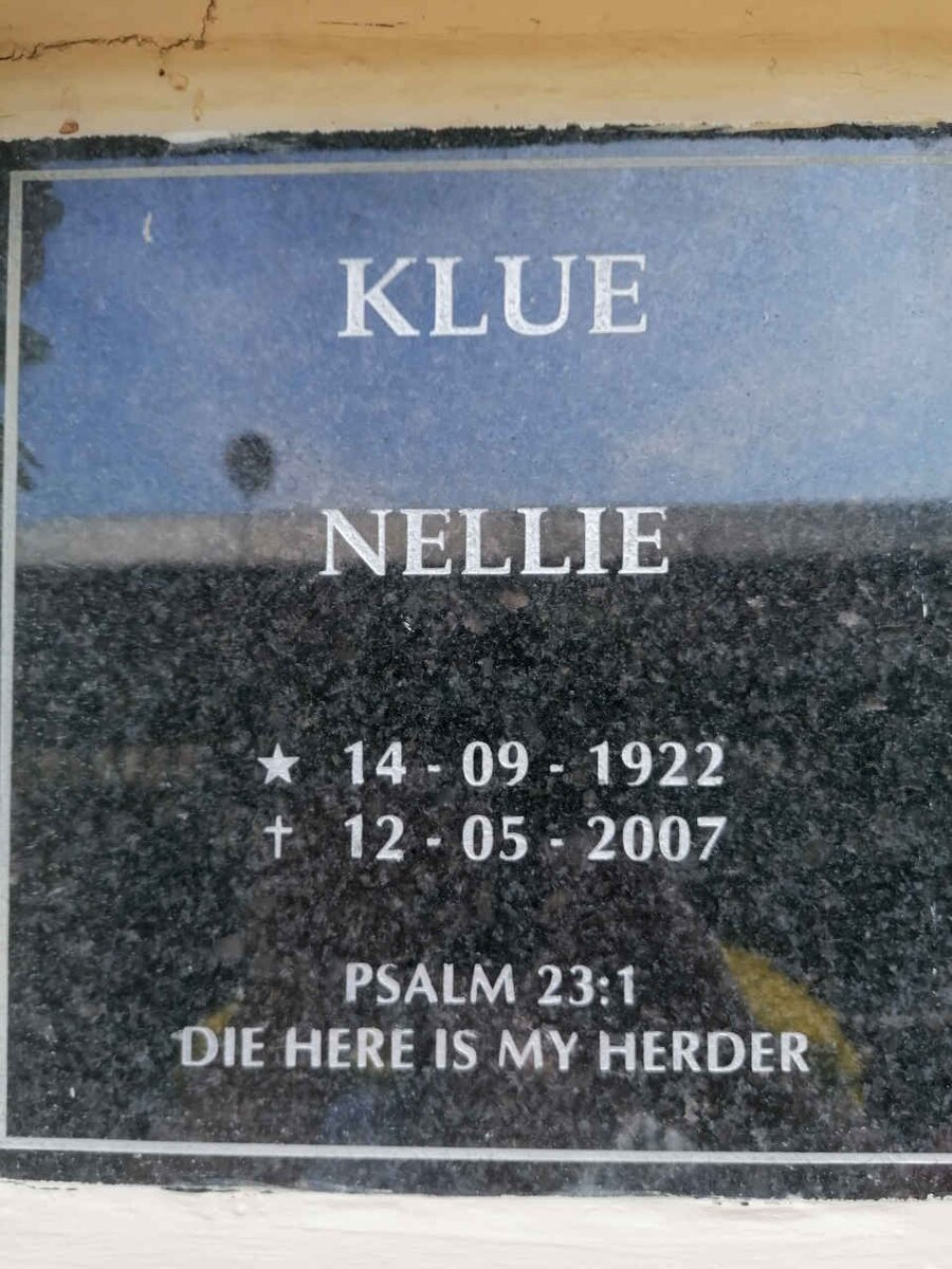KLUE Nellie 1922-2007
