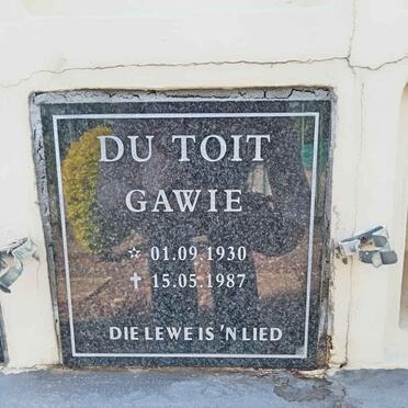 TOIT Gawie, du 1930-1987