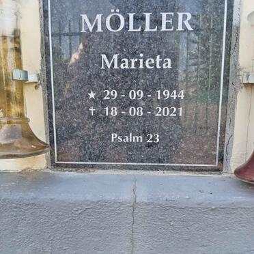 MOLLER Marieta 1944-2021