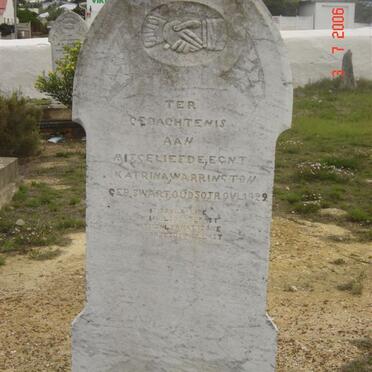 WARRINGTON Katrina nee SWART -1929