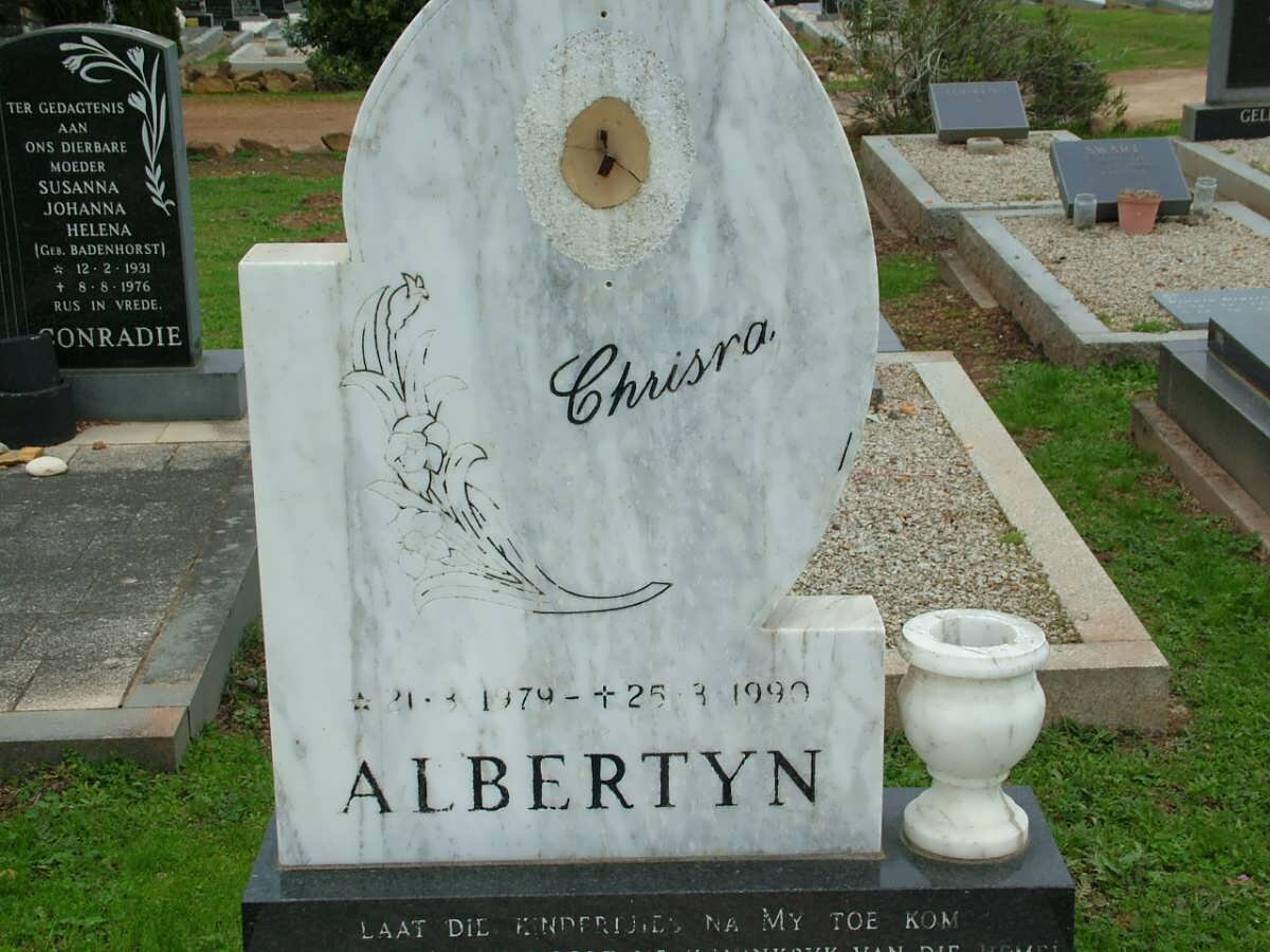 ALBERTYN Chrisna 1979-1990
