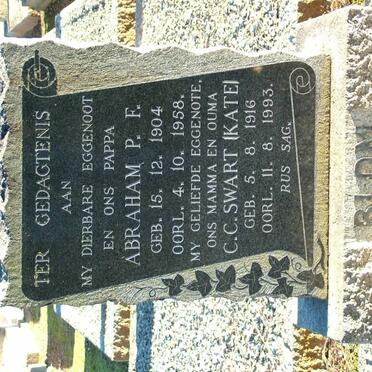 BLOM Abraham P.F. 1904-1958 &amp; C.C. SWART 1916-1993