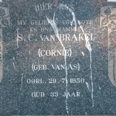 BRAKEL S.C., van nee VAN AS -1950