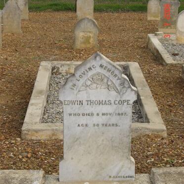 COPE Edwin Thomas -1897