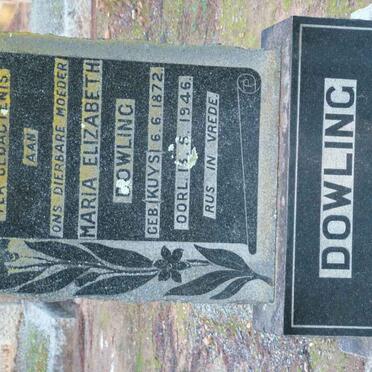 DOWLING Maria Elizabeth 1872-1946
