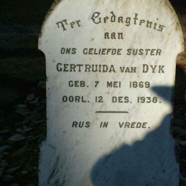 DYK Gertruida, van 1869-1938