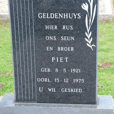 GELDENHUYS Piet 1921-1975
