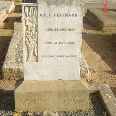 HOFFMANN A. C. F. 1890-1960