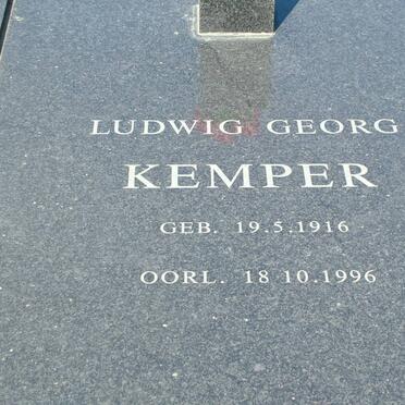 KEMPER Ludwig Georg 1916-1996
